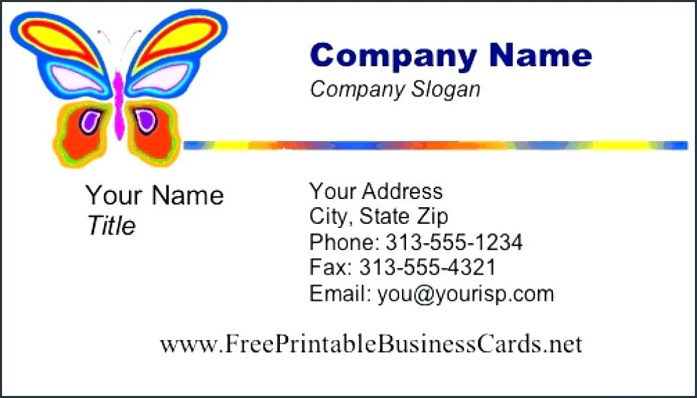 make a business card in word for mac